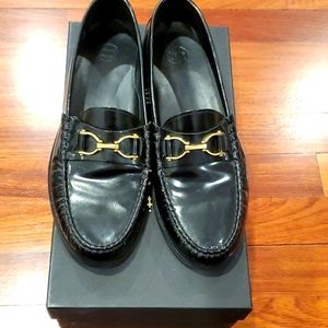 Massimo Dutti leather loafer shoes